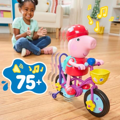Peppa Pig Pedaleando con Peppa – Bicicleta Interactiva - Imagen 6