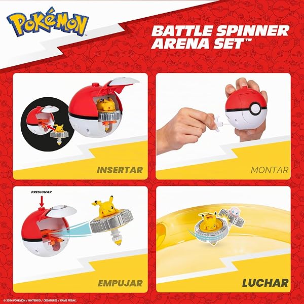 Pokémon Battle Spinner Arena – Pikachu y Mew - Imagen 7