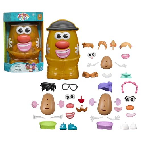 Potato Head Súper Papá Hasbro con tres cuerpos de patata y 38 accesorios intercambiables
