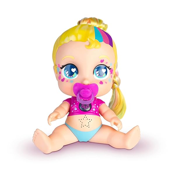 Super Cute Little Babies Regi Muñeca Rainbow Party con Mascota Snowball - Imagen 5