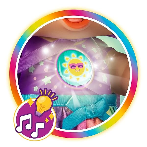 Super Cute Little Babies Regi Muñeca Rainbow Party con Mascota Snowball - Imagen 9