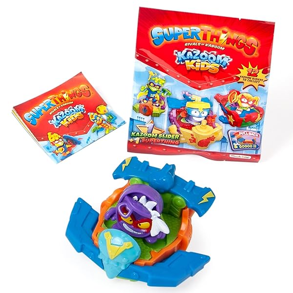 SuperThings Kazoom Kids pack completo 12 Sliders con vehículos - Imagen 3