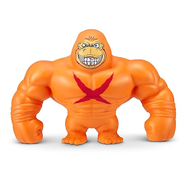 Smashers Slam Heroes Gorila Estirable ZURU | Figura Elástica Orange Gorilla - Imagen 5
