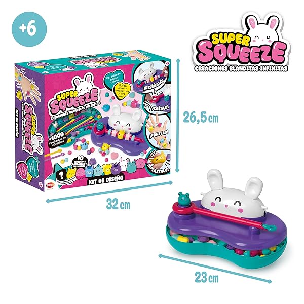 Bizak Super Squeeze Kit Diseño Tendencia Squishy | Joyas Blanditas Antiestrés - Imagen 3