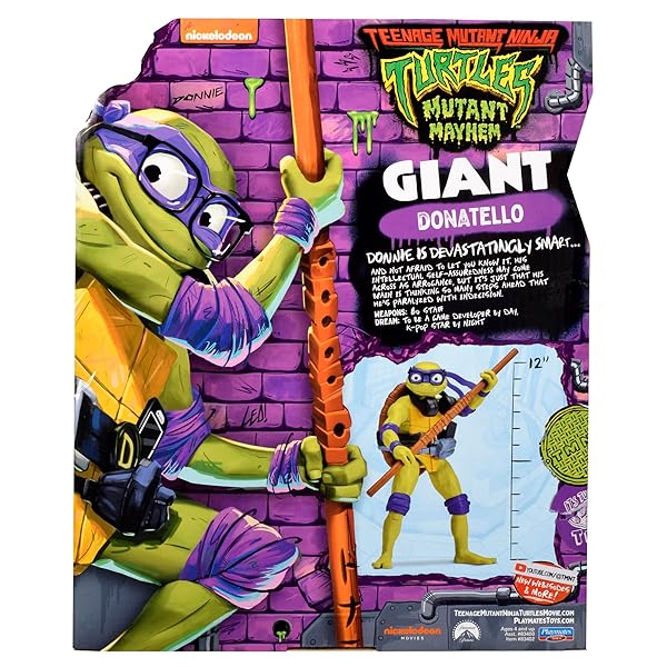 Donatello Tortugas Ninja Figura 30 cm Articulada | TMNT Famosa - Imagen 7