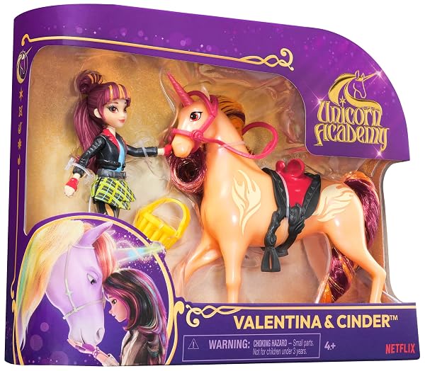Unicorn Academy Valentina y Cinder | Muñeca y Unicornio - Imagen 4
