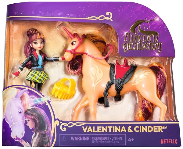 Unicorn Academy Valentina y Cinder | Muñeca y Unicornio - Imagen 9