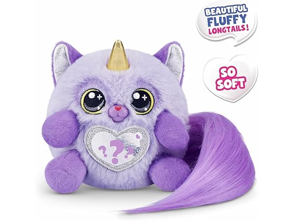 Rainbocorns Kitty Mania Di ZURU, Peluche Interattivo Per Bambine Con Uovo E Oltre 40 Sorprese (Pouncekin)