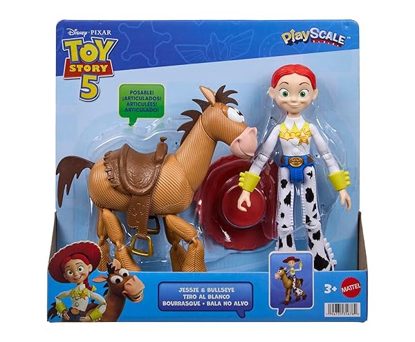 Toy Story 5 Pack Jessie y Perdigón Mattel JKV21 | Figuras articuladas Disney Pixar - Imagen 8